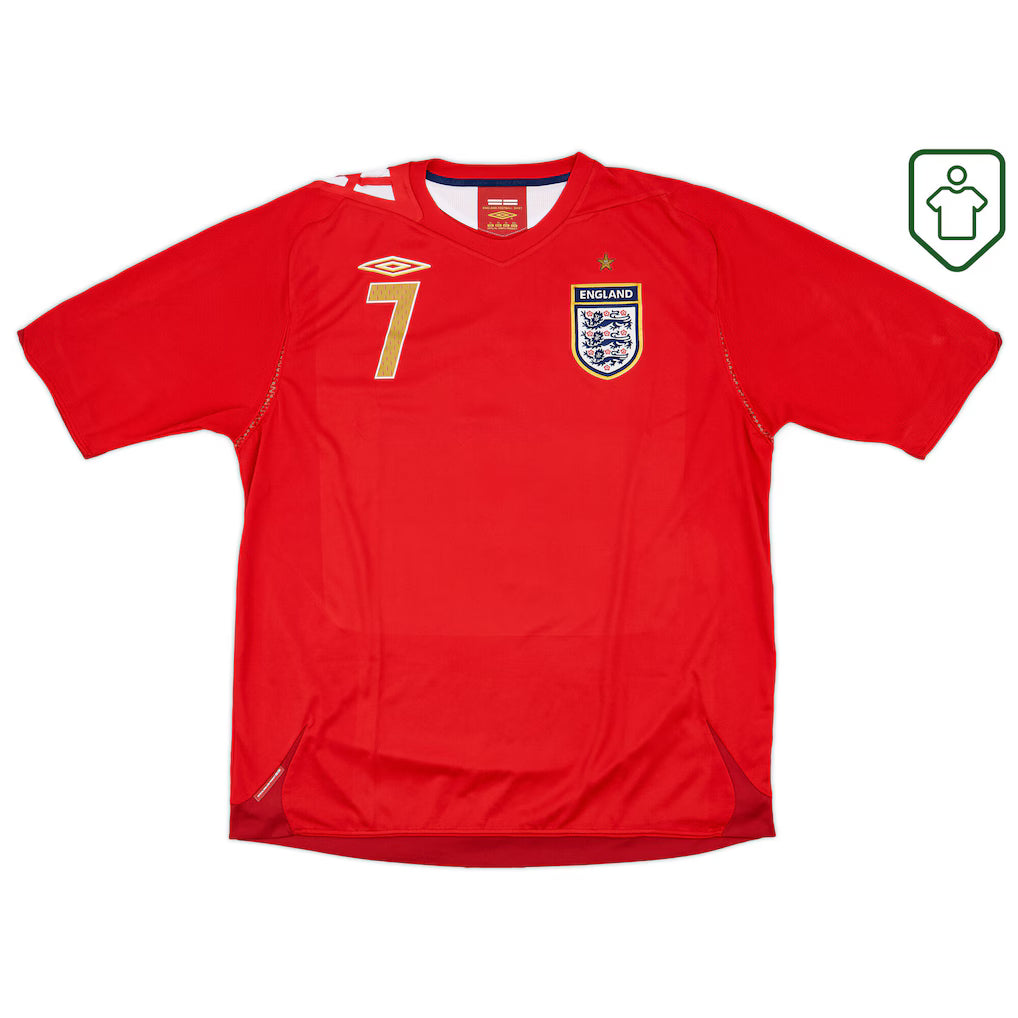 England Umbro Away Shirt Beckham #7 2006-08
