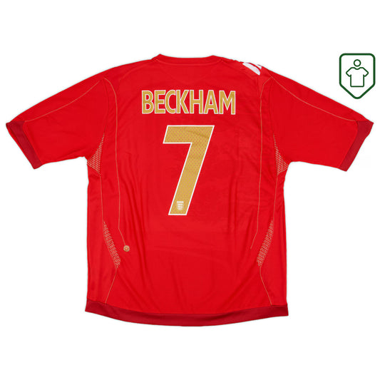 England Umbro Away Shirt Beckham #7 2006-08